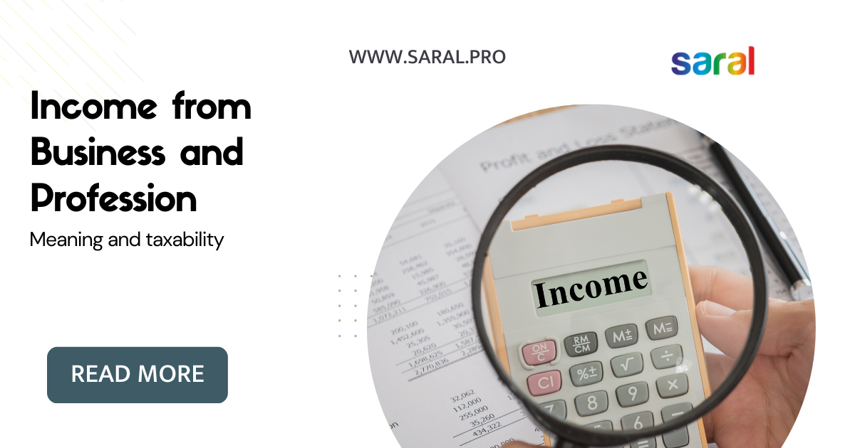 Income From Business And Profession