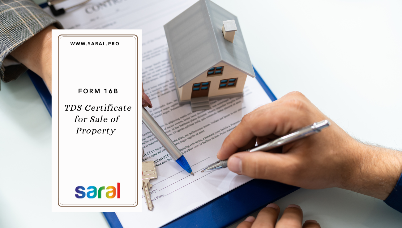 Form 16B Download: TDS Certificate For Property Sale On Traces