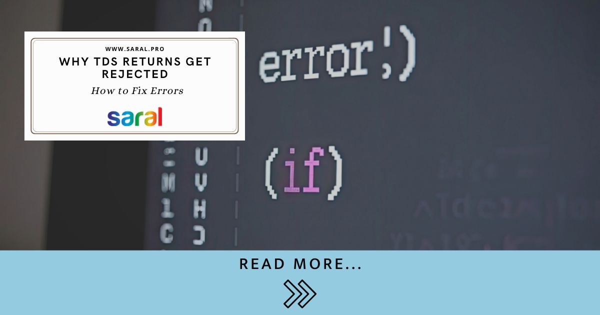 Why TDS Returns Get Rejected & How to Fix Errors
